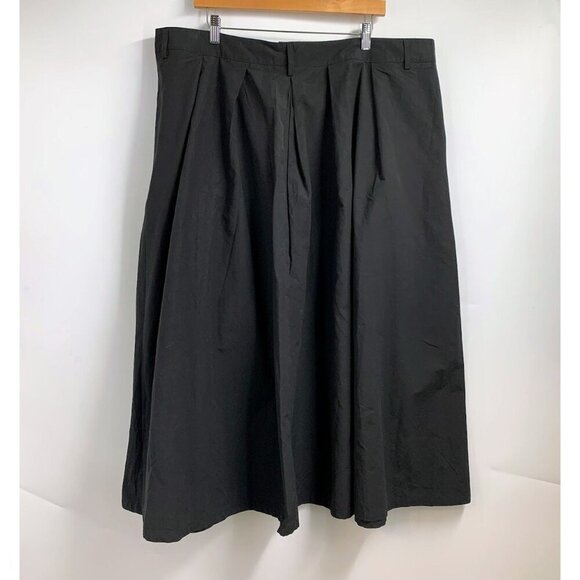 Cider Women's Pleated Front Midi‎ Belted Slowing Skirt Size 3XL NWT - Picture 6 of 13